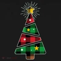 Christmas Multi Plaid Tree Bucket Hat thumb 4