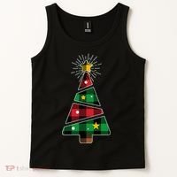 Christmas Multi Plaid Tree Tank Top thumb 2
