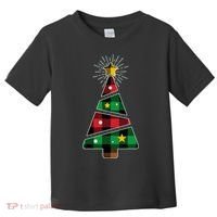 Christmas Multi Plaid Tree Toddler T-Shirt thumb 0