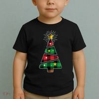 Christmas Multi Plaid Tree Toddler T-Shirt thumb 2