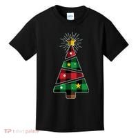 Christmas Multi Plaid Tree Kids T-Shirt thumb 0