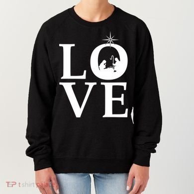 Christmas Nativity LOVE Women's Sweatshirt