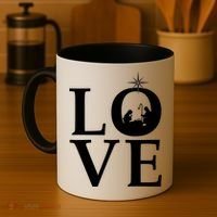 Christmas Nativity LOVE Coffee Mug thumb 4