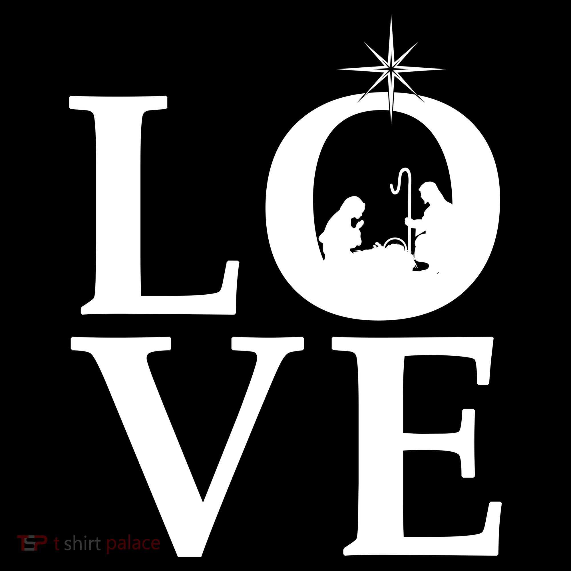 Christmas Nativity LOVE Women's Hoodie