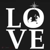 Christmas Nativity LOVE Women's Hoodie thumb 2