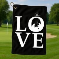 Christmas Nativity LOVE Golf Towel thumb 1