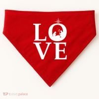 Christmas Nativity LOVE USA-Made Doggie Bandana thumb 0