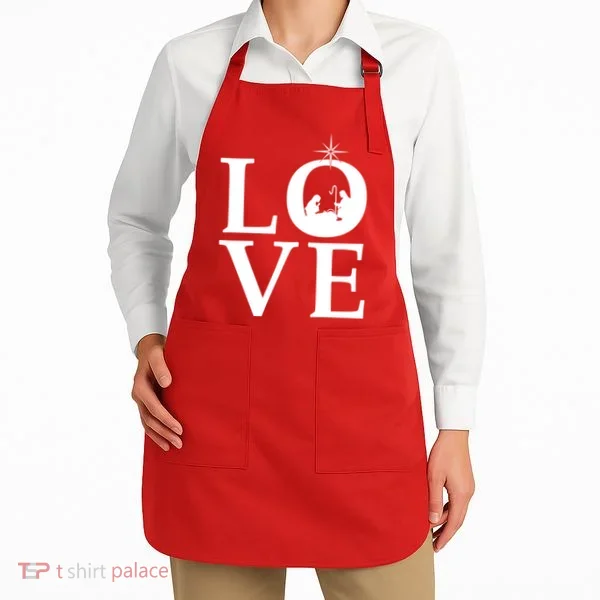Christmas Nativity LOVE Apron