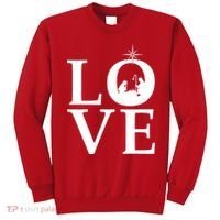 Christmas Nativity LOVE Sweatshirt thumb 0