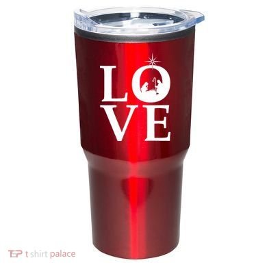 Christmas Nativity LOVE Tumbler