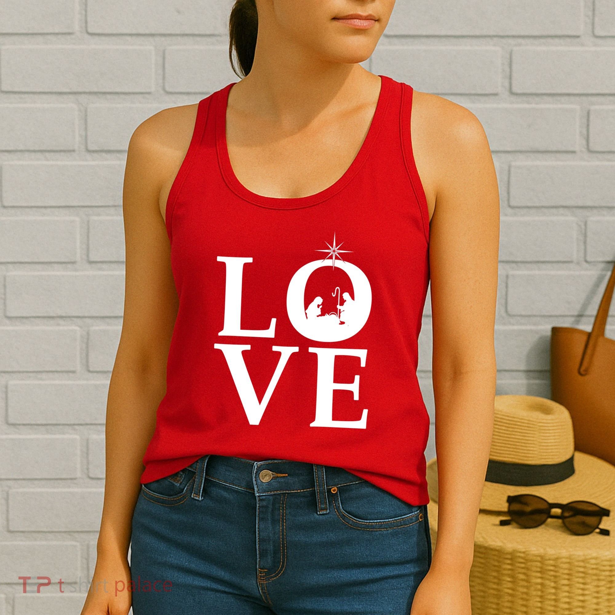 Christmas Nativity LOVE Women's Tank Top
