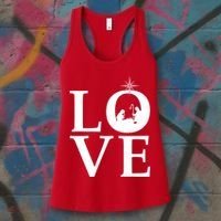 Christmas Nativity LOVE Women's Tank Top thumb 3