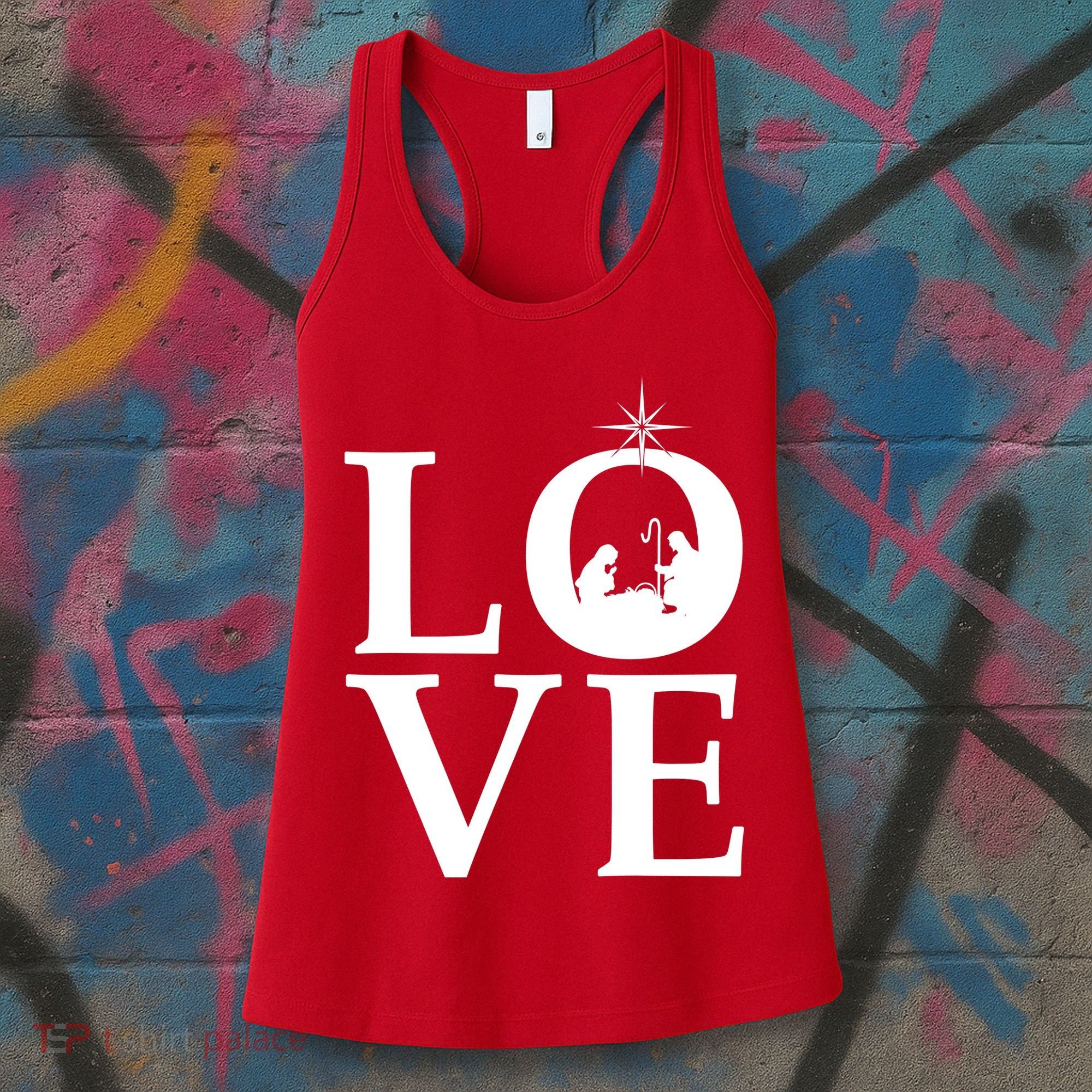 Christmas Nativity LOVE Women's Tank Top