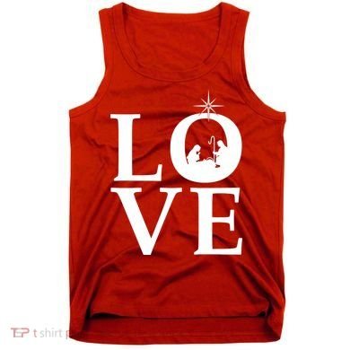 Christmas Nativity LOVE Tank Top