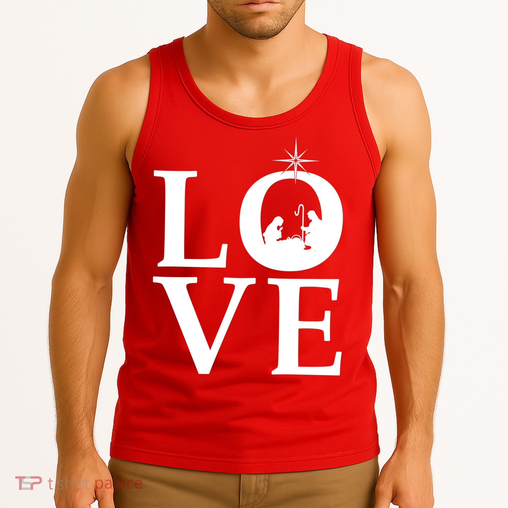 Christmas Nativity LOVE Tank Top