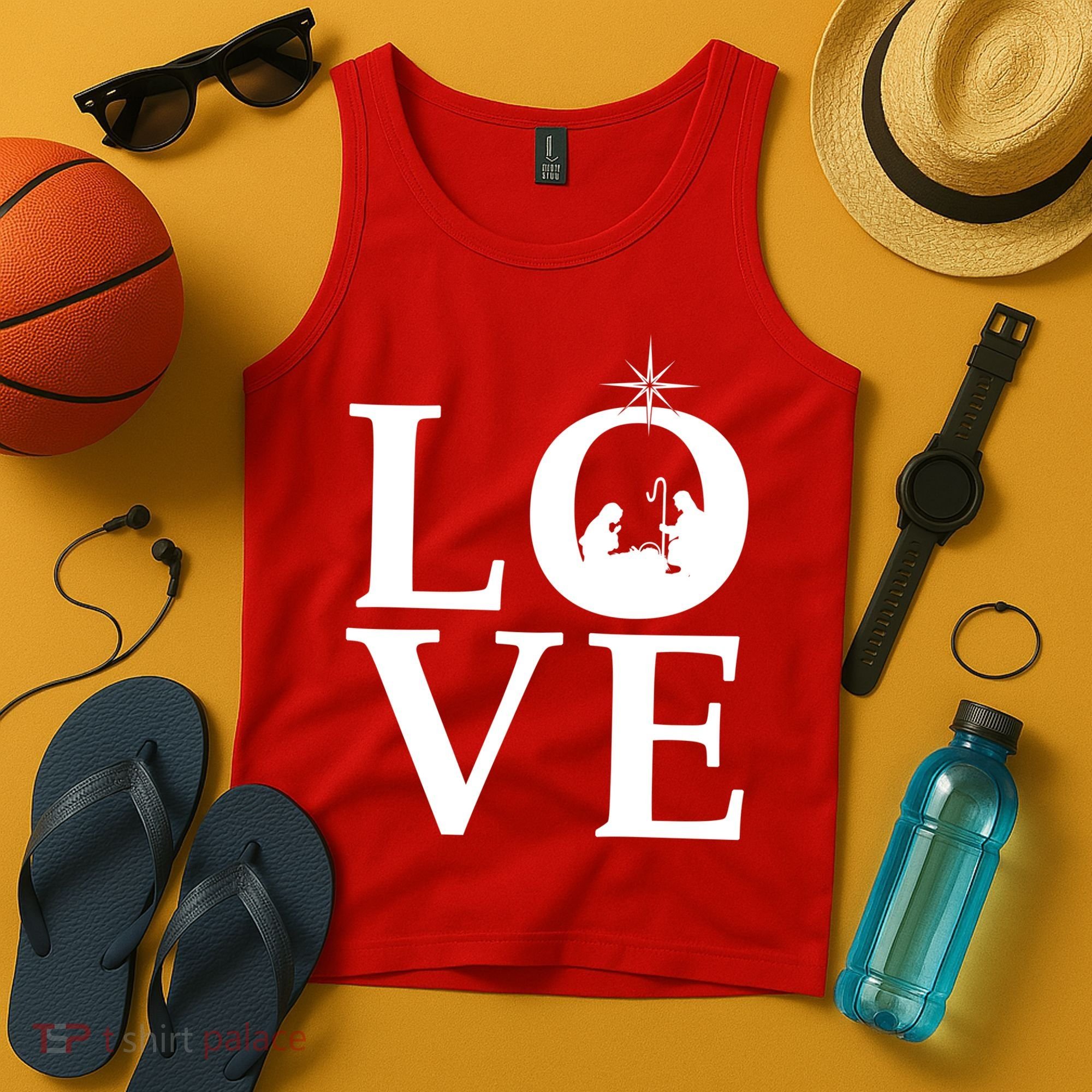 Christmas Nativity LOVE Tank Top