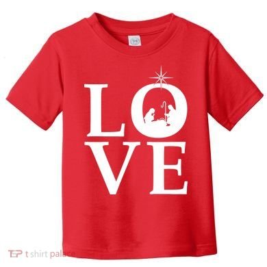 Christmas Nativity LOVE Toddler T-Shirt