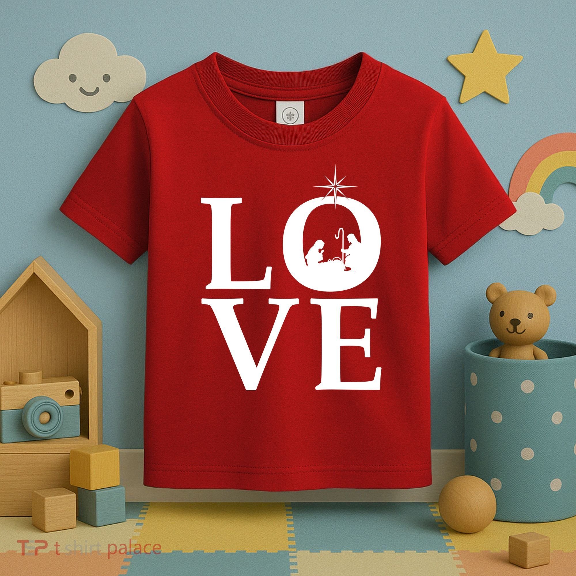 Christmas Nativity LOVE Toddler T-Shirt