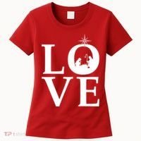 Christmas Nativity LOVE Women's T-Shirt thumb 0