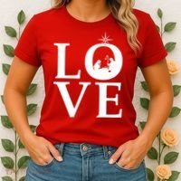 Christmas Nativity LOVE Women's T-Shirt thumb 2