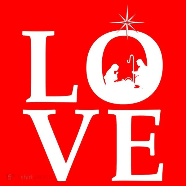 Christmas Nativity LOVE Women's T-Shirt