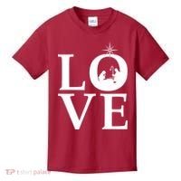 Christmas Nativity LOVE Kids T-Shirt thumb 0