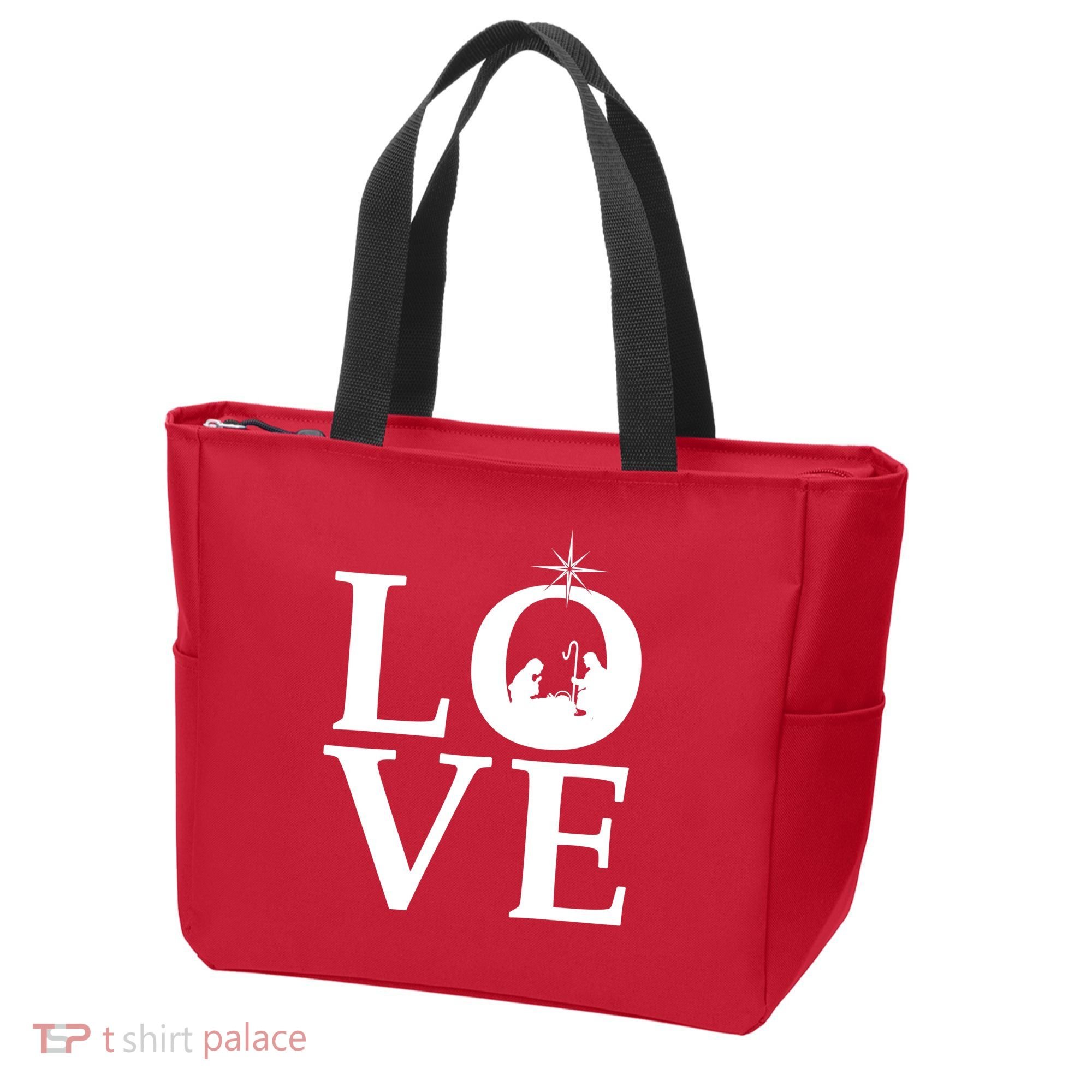 Christmas Nativity LOVE Tote Bag