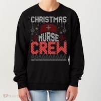 Christmas Nurse Crew Ugly Christmas Sweater RN Women's Sweatshirt thumb 0