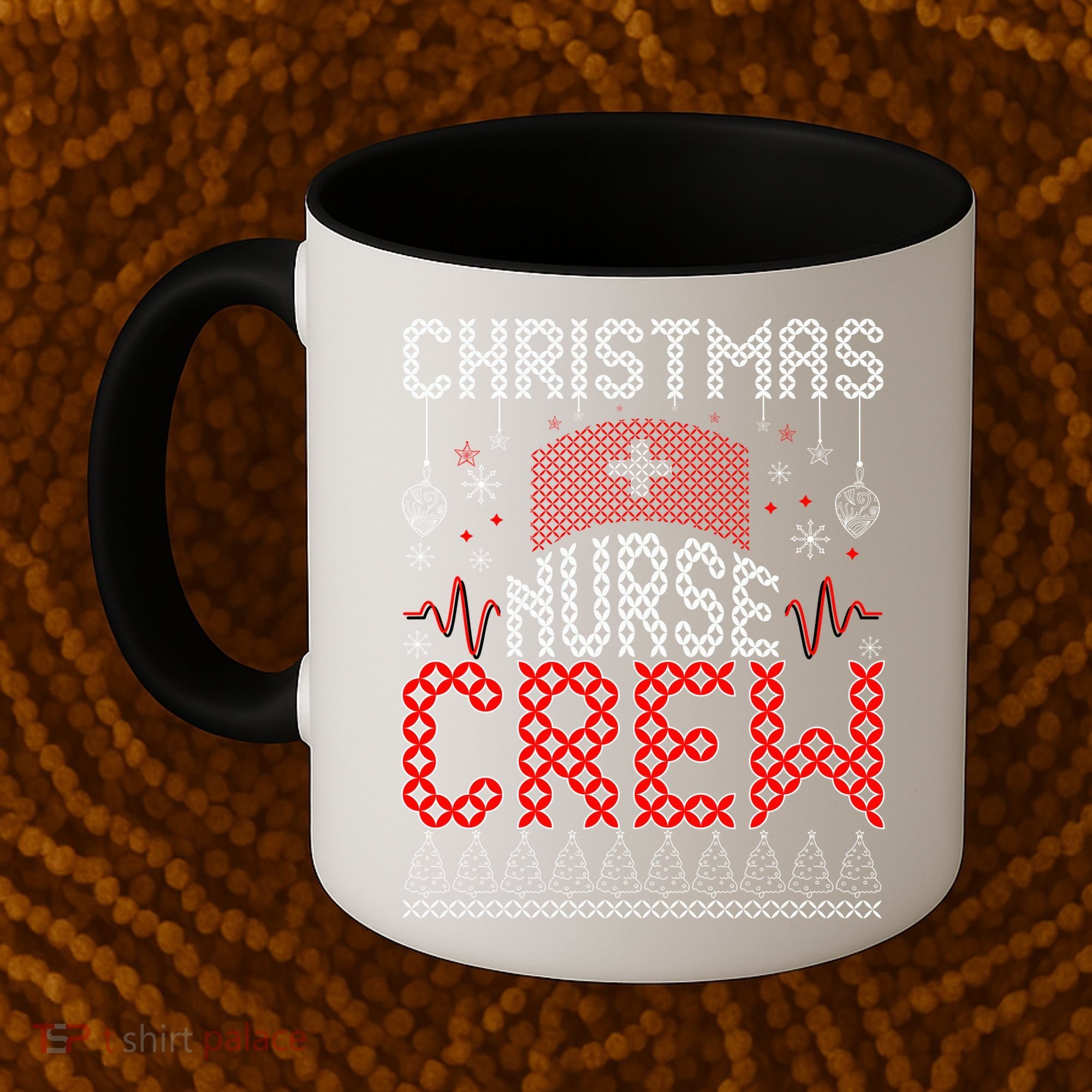 Christmas Nurse Crew Ugly Christmas Sweater RN Coffee Mug