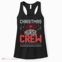 Christmas Nurse Crew Ugly Christmas Sweater RN Women's Tank Top thumb 0