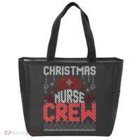 Christmas Nurse Crew Ugly Christmas Sweater RN Tote Bag thumb 0