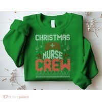 Christmas Nurse Crew Ugly Christmas Sweater RN Sweatshirt thumb 2