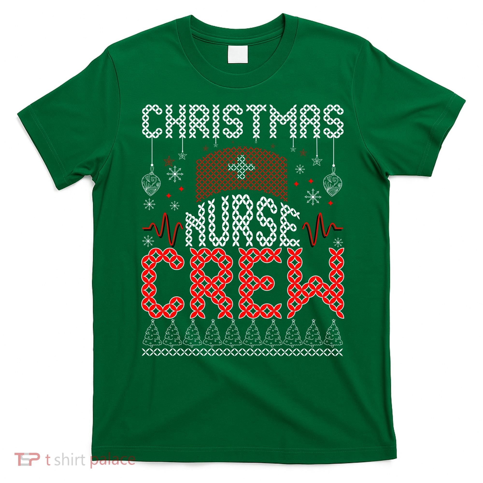 Christmas Nurse Crew Ugly Christmas Sweater RN T-Shirt