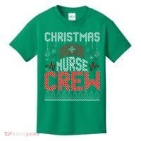Christmas Nurse Crew Ugly Christmas Sweater RN Kids T-Shirt thumb 0