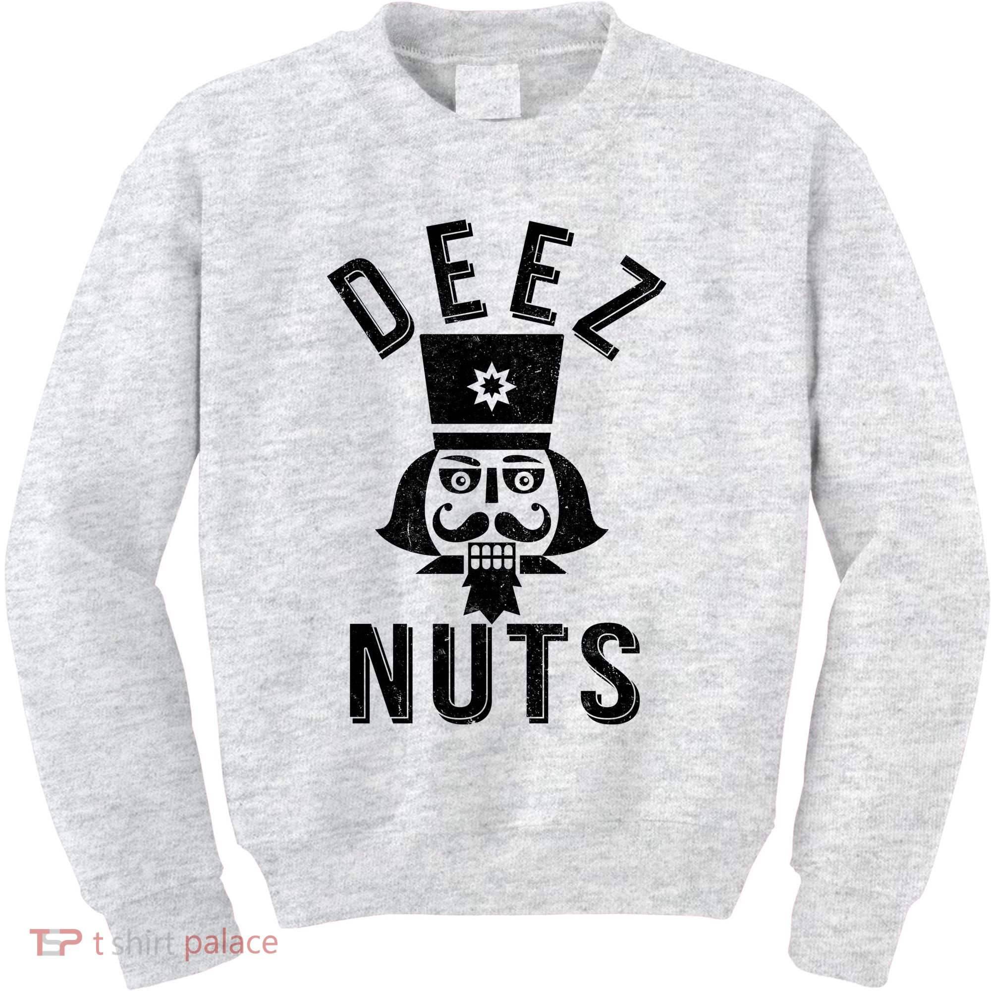 Christmas Nutcracker Deez Nuts Kids Sweatshirt