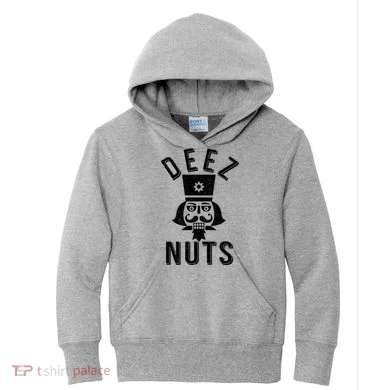 Christmas Nutcracker Deez Nuts Kids Hoodie