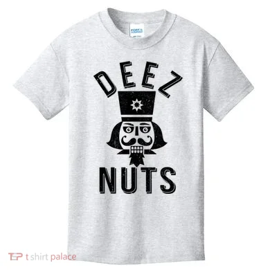 Christmas Nutcracker Deez Nuts Kids T-Shirt