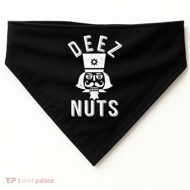 Christmas Nutcracker Deez Nuts USA-Made Doggie Bandana
