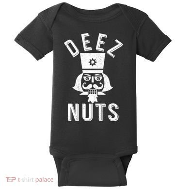 Christmas Nutcracker Deez Nuts Baby Bodysuit