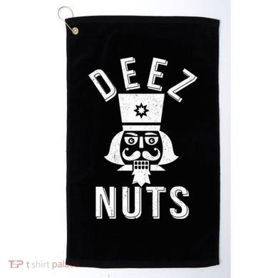 Christmas Nutcracker Deez Nuts Golf Towel