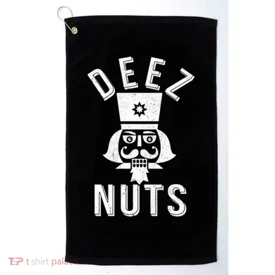 Christmas Nutcracker Deez Nuts Golf Towel