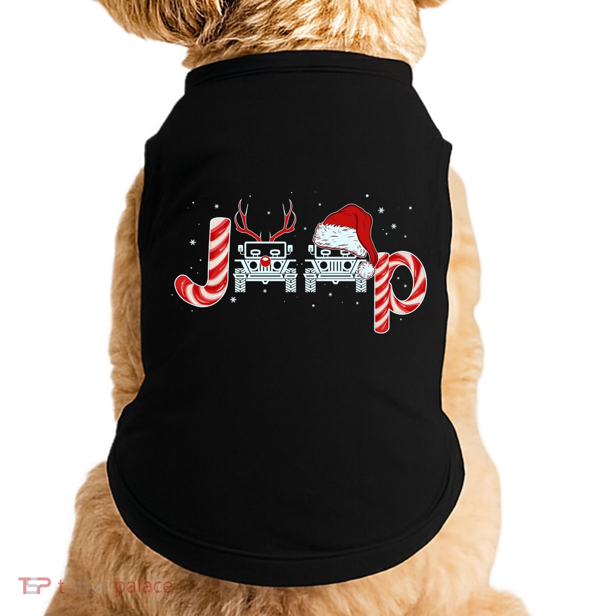 Christmas off Road Car Reindeer Doggie Tank