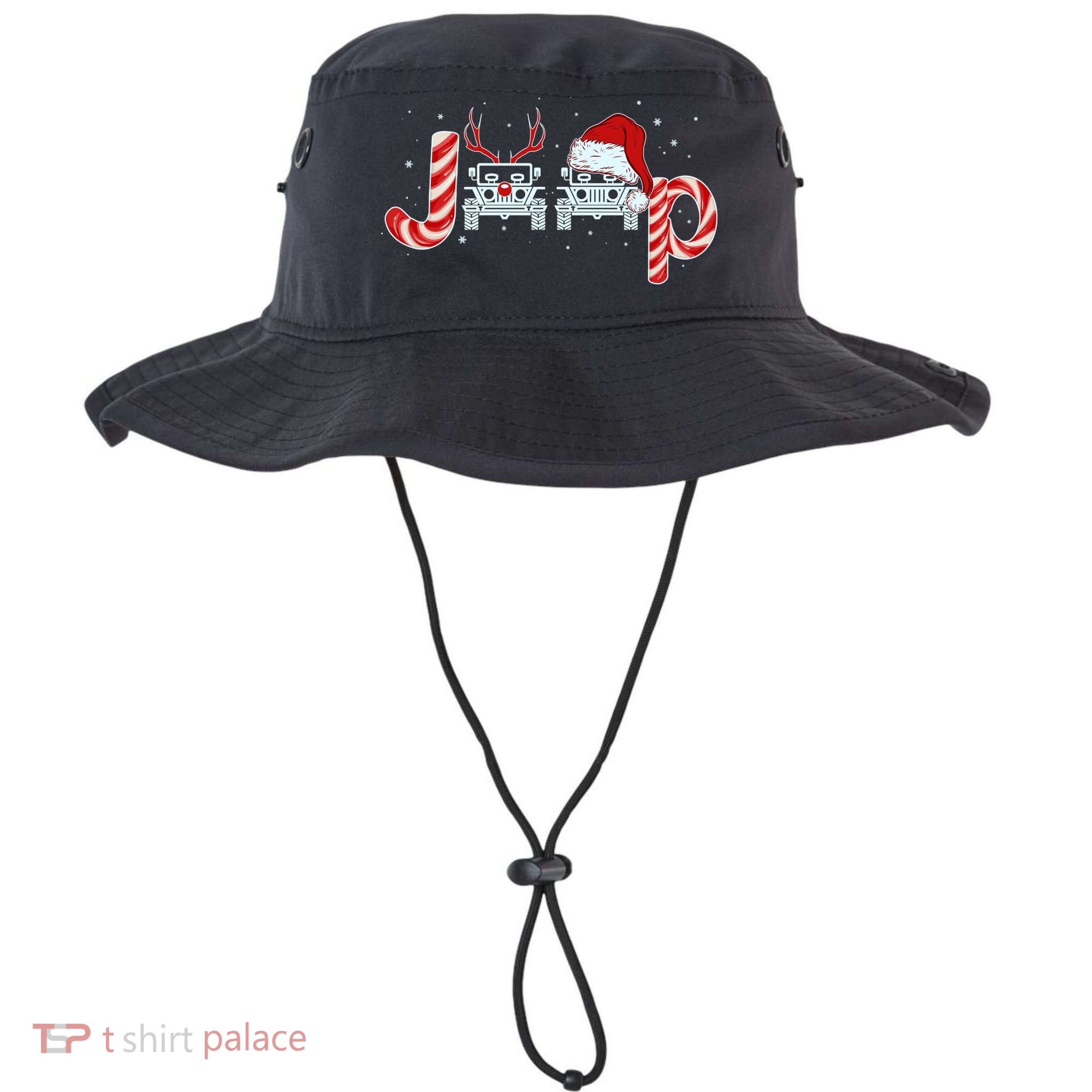Christmas off Road Car Reindeer Bucket Hat