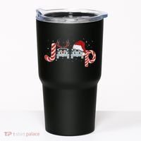 Christmas off Road Car Reindeer Tumbler thumb 0