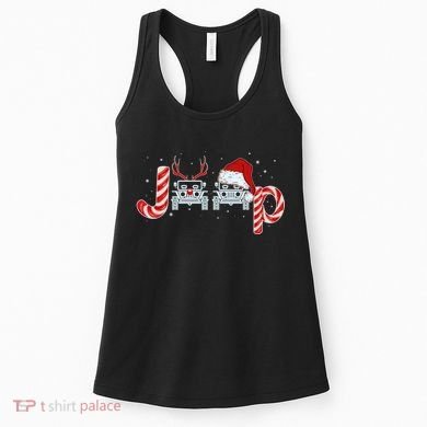 Christmas off Road Car Reindeer Women's Tank Top