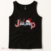 Christmas off Road Car Reindeer Tank Top thumb 2
