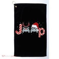 Christmas off Road Car Reindeer Golf Towel thumb 0
