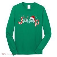 Christmas off Road Car Reindeer Long Sleeve Shirt thumb 0