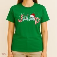 Christmas off Road Car Reindeer T-Shirt thumb 4