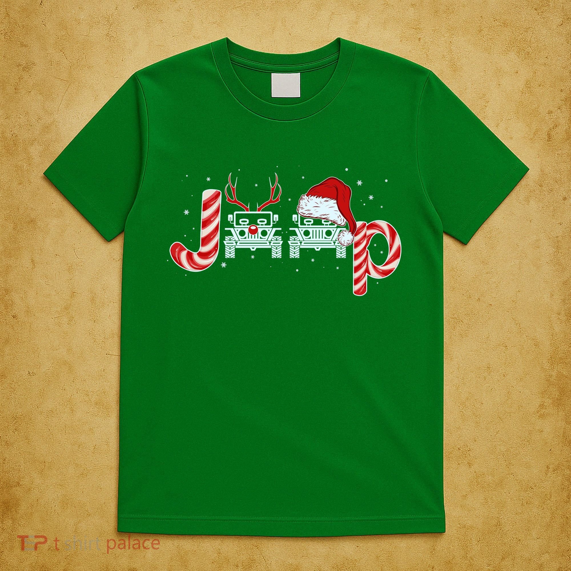 Christmas off Road Car Reindeer T-Shirt